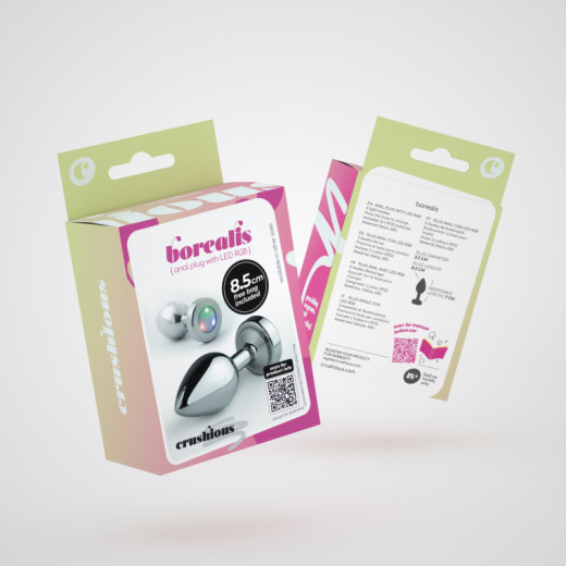 Plug Anal Borealis con LED Mediano Crushious