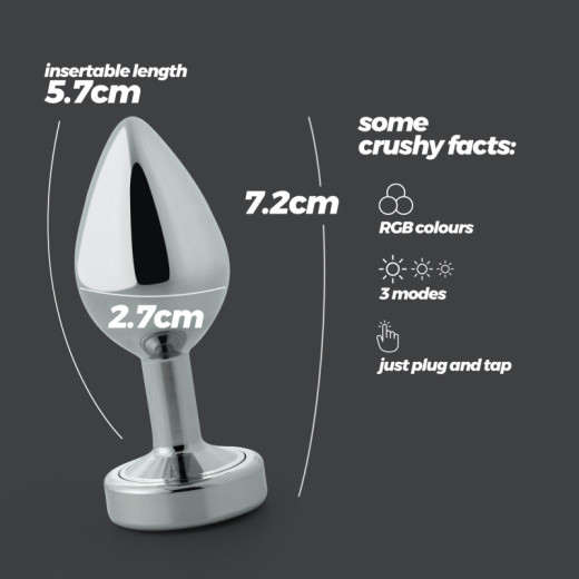 Plug Anal Borealis con LED Pequeño Crushious
