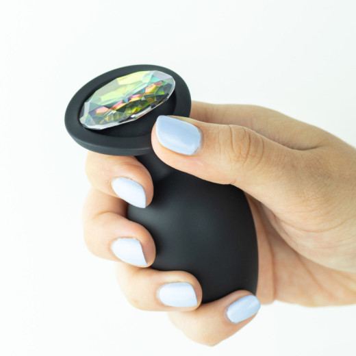 Plug Anal Camileo Grande con 4 Joyas Intercambiables Crushious