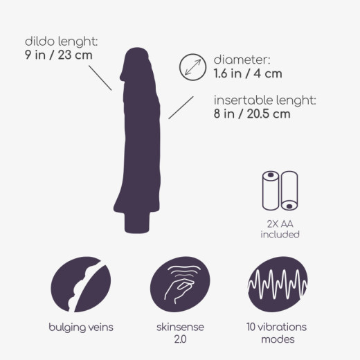 Vibrador Realista Casanova Crushious