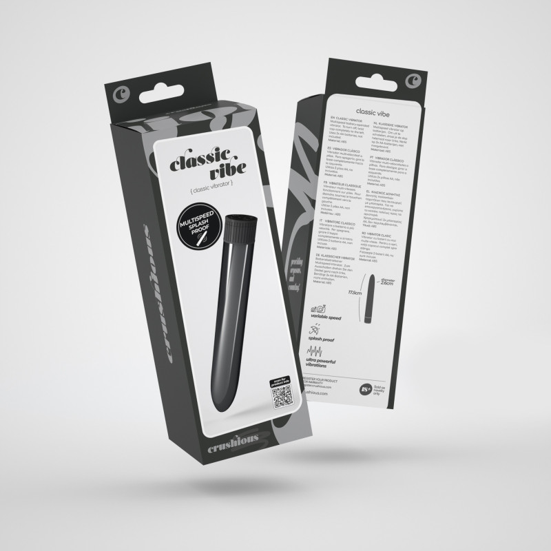 Vibrador Classic Vibe Negro Crushious