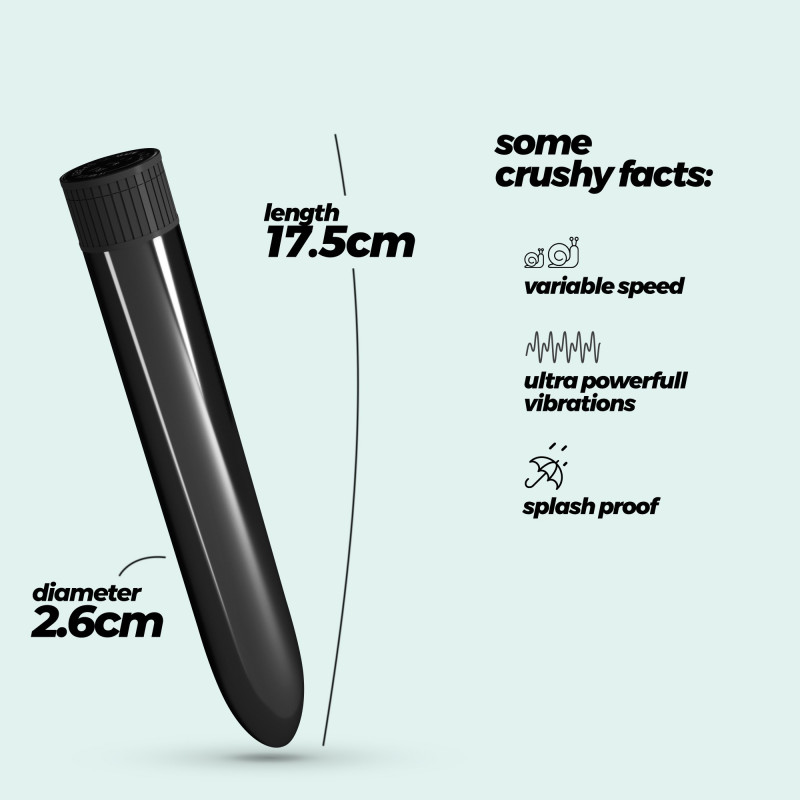 Vibrador Classic Vibe Negro Crushious