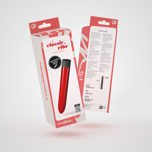 Vibrador Classic Vibe Rojo Crushious