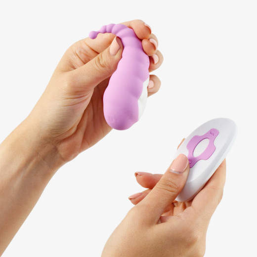 Huevo Vibrador Recargable Cocoon con Control Remoto Inalámbrico Lila Crushious