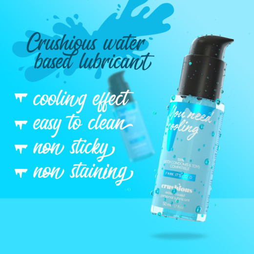 Lubricante con Efecto Refrescante 50 ml Crushious
