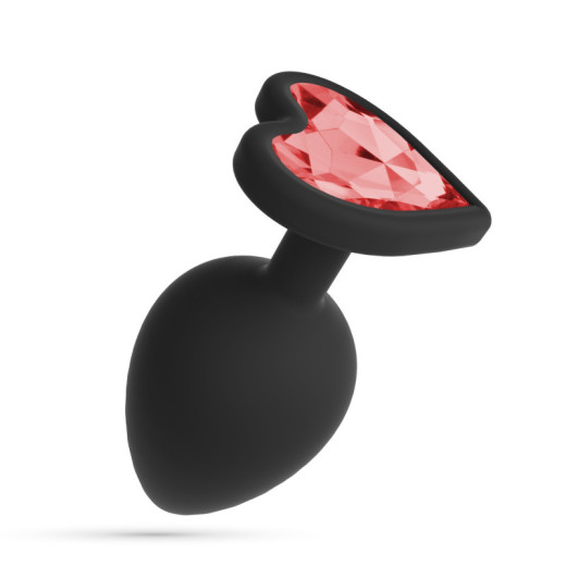 Plug Anal Cuore Pequeño con 4 Joyas Intercambiables Crushious