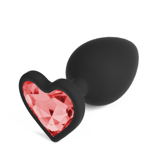 Plug Anal Cuore Pequeño con 4 Joyas Intercambiables Crushious