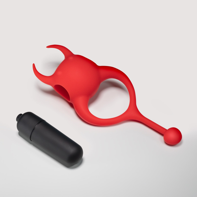 Anillo Vibrador Daemon Rojo Crushious