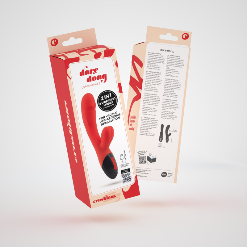 Vibrador Conejito Recargable Dare Dong Crushious