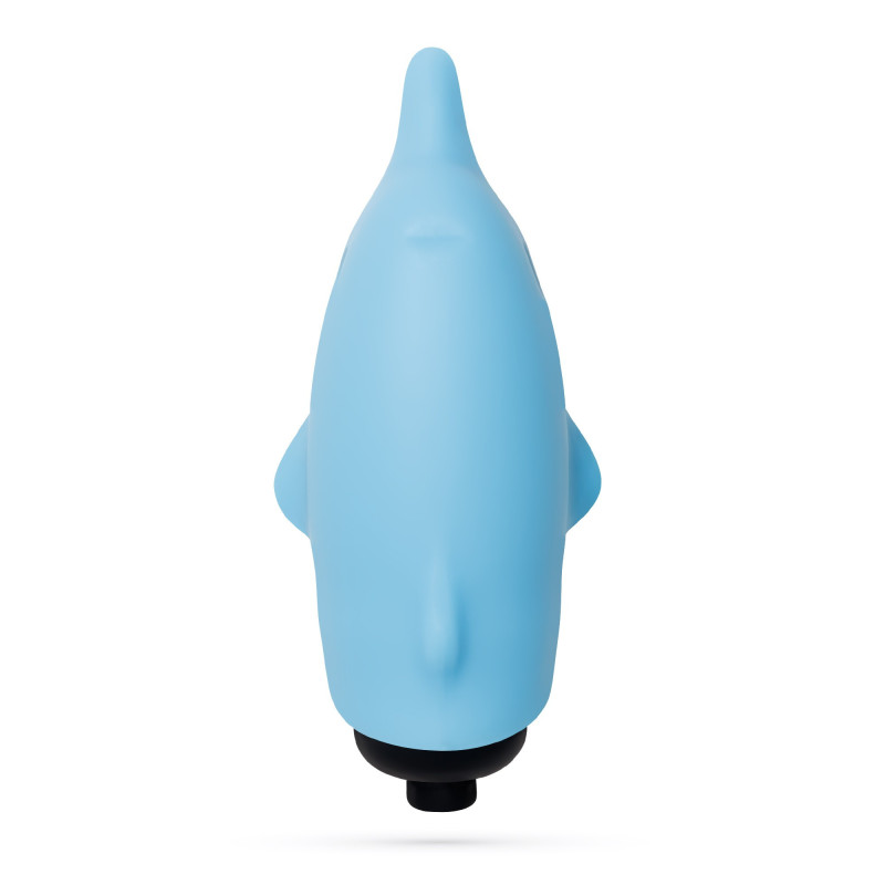 Estimulador Dolphin con Bala Vibradora de 10 Ritmos Azul Crushious