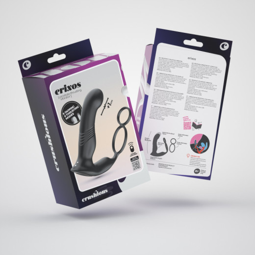 Vibrador de Próstata Erixos con Control Remoto Crushious