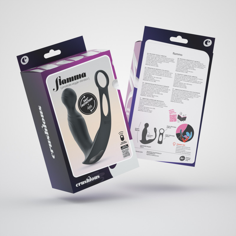 Vibrador de Próstata Flamma con Control Remoto Crushious