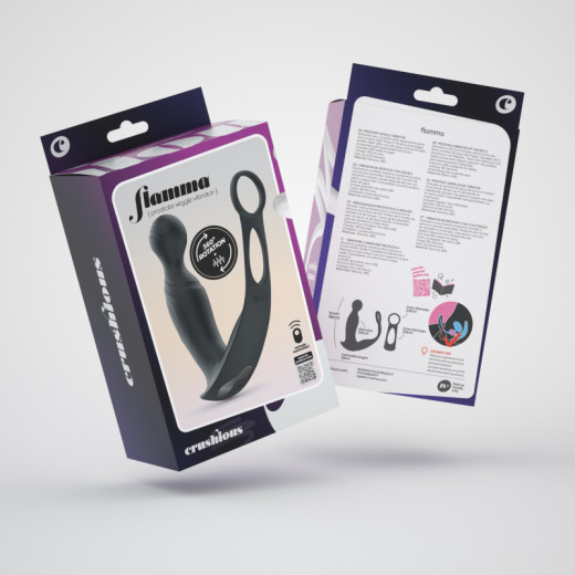 Vibrador de Próstata Flamma con Control Remoto Crushious