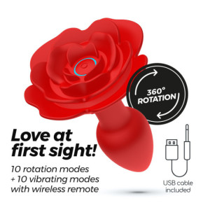 Plug Anal Rotatorio Giulietta con Control Remoto Crushious