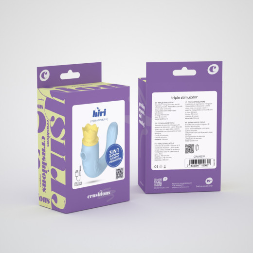Estimulador Triple Hiri Azul Crushious