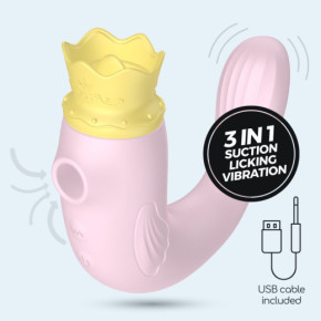 Estimulador Triple Hiri Rosa Crushious