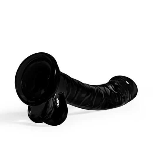 Dildo Anal de Gelatina Hudini Negro Crushious
