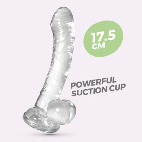 Dildo Anal de Gelatina Hudini Transparente Crushious