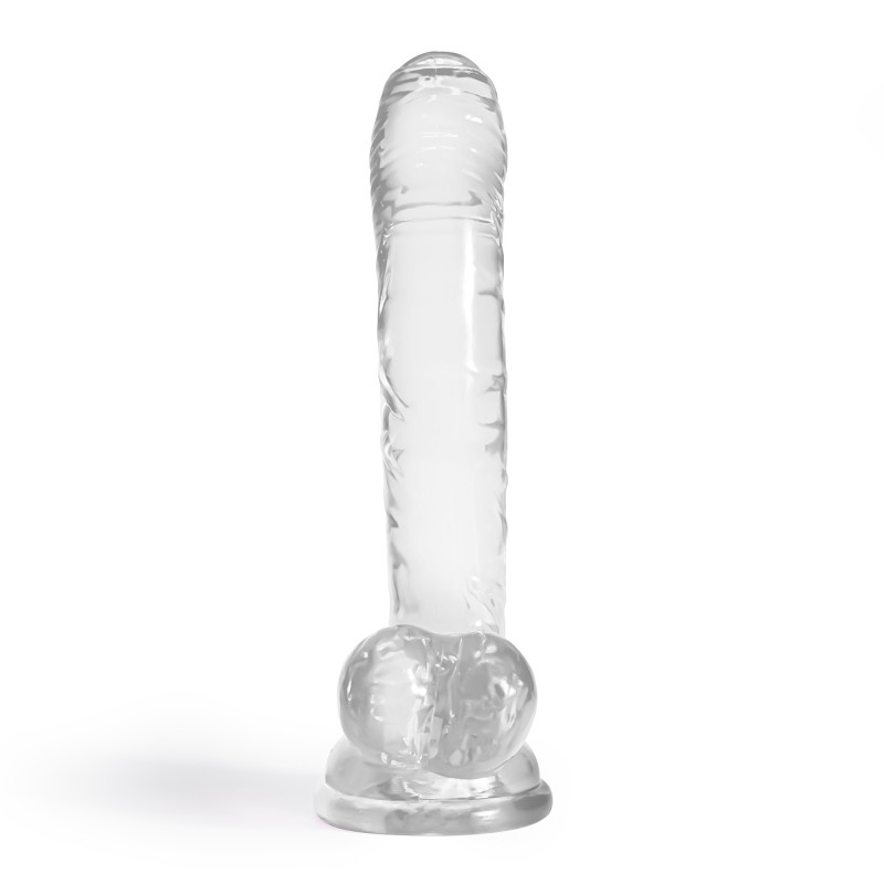 Dildo Anal de Gelatina Hudini Transparente Crushious