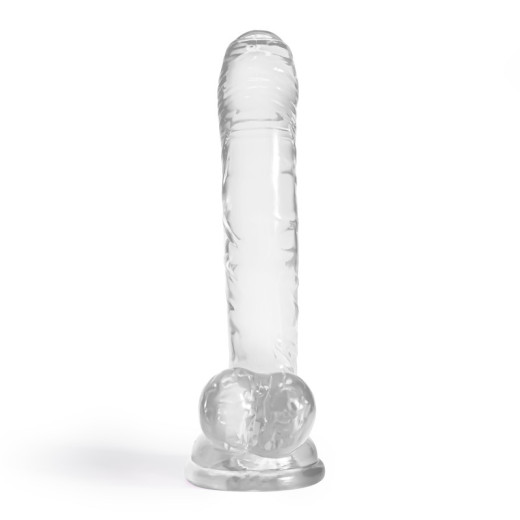 Dildo Anal de Gelatina Hudini Transparente Crushious