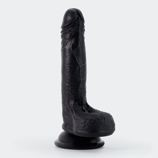 Dildo de Silicona Líquida Inviktus 7 Negro Crushious
