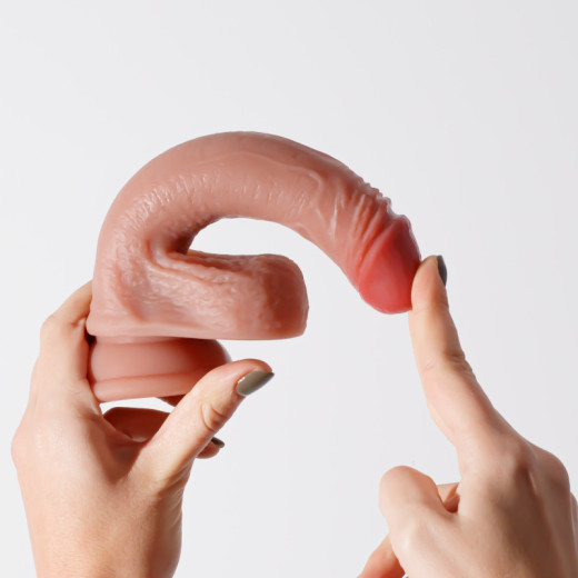 Dildo de Silicona Líquida Inviktus 7 Natural Crushious