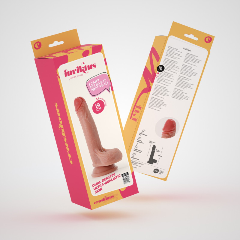 Dildo de Silicona Líquida Inviktus 7 Natural Crushious