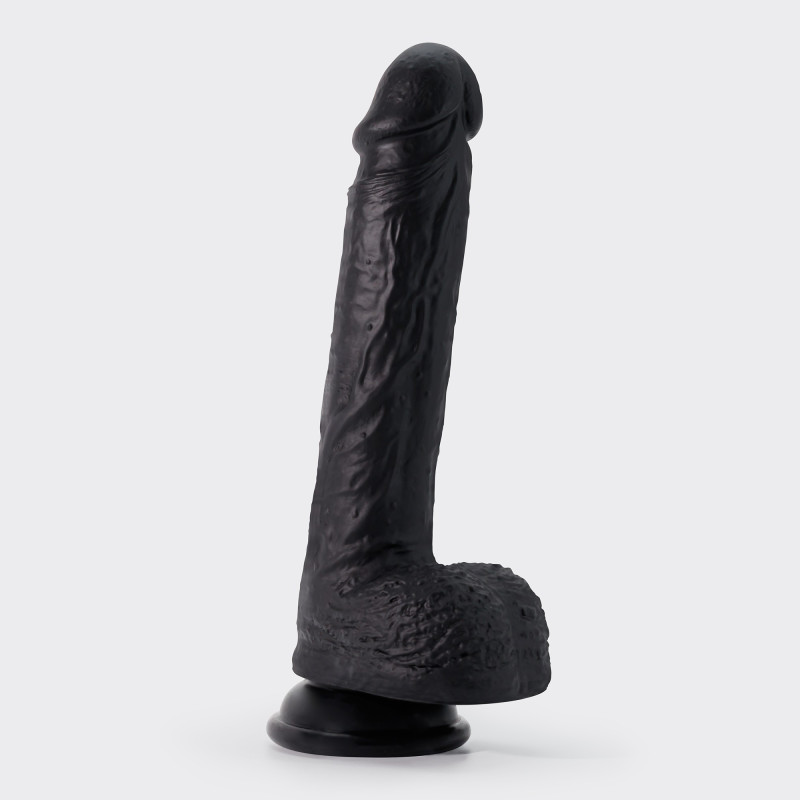 Dildo de Silicona Líquida Inviktus 8 Negro Crushious