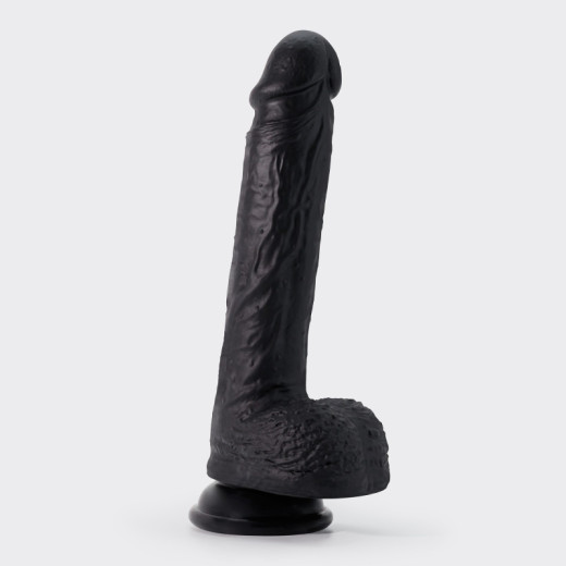 Dildo de Silicona Líquida Inviktus 8 Negro Crushious