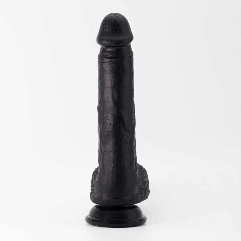 Dildo de Silicona Líquida Inviktus 8 Negro Crushious