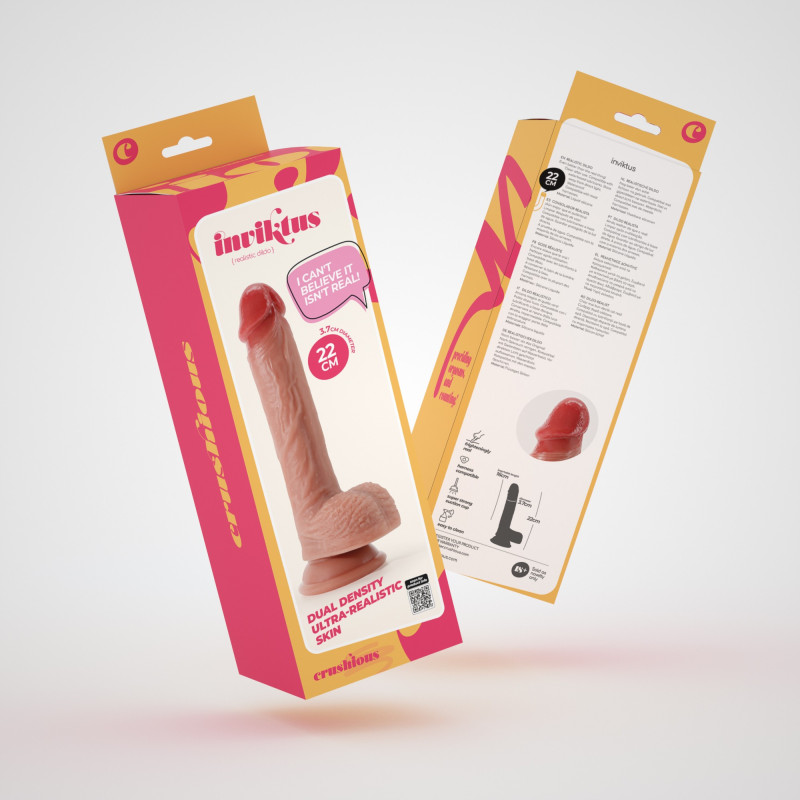 Dildo de Silicona Líquida Inviktus 8 Natural Crushious