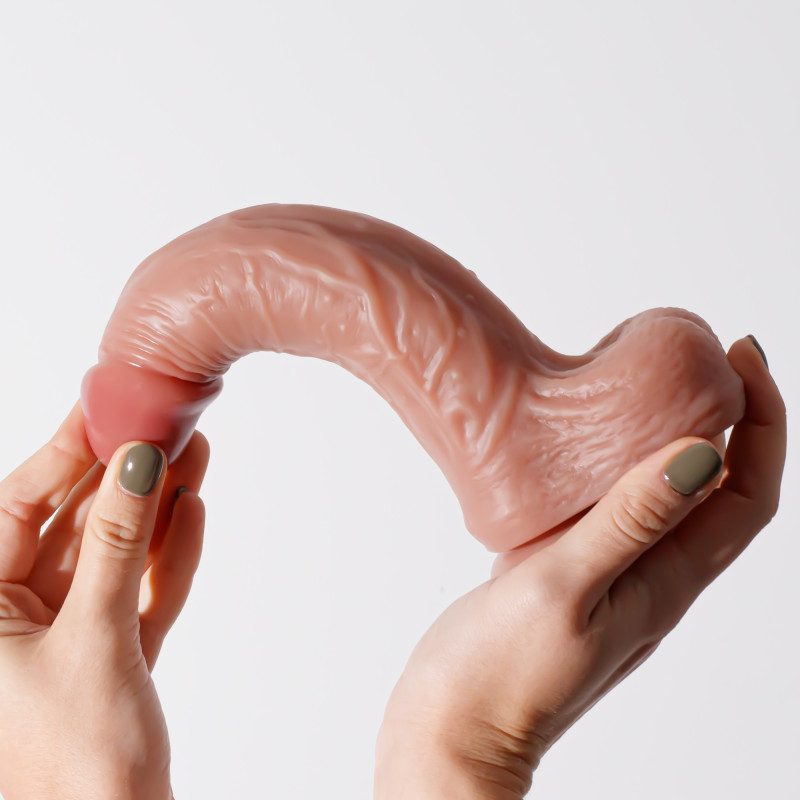 Dildo de Silicona Líquida Inviktus 8,5 Natural Crushious