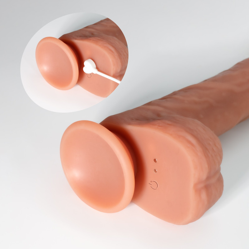 Vibrador de Silicona Líquida Inviktus Vibe 8,5 Natural Crushious