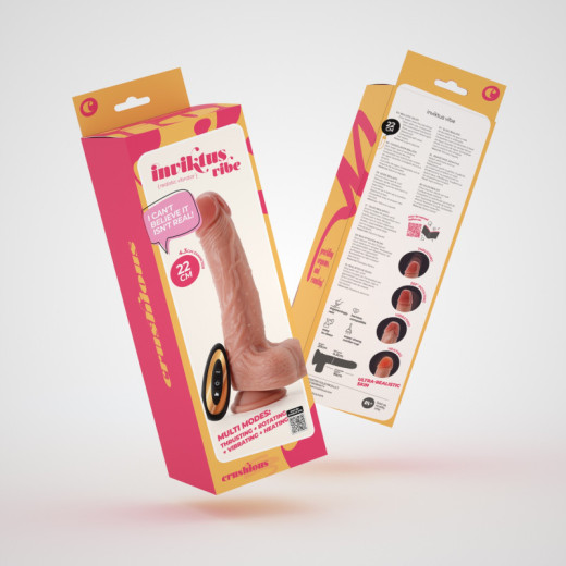Vibrador de Silicona Líquida Inviktus Vibe 8,5 Natural Crushious