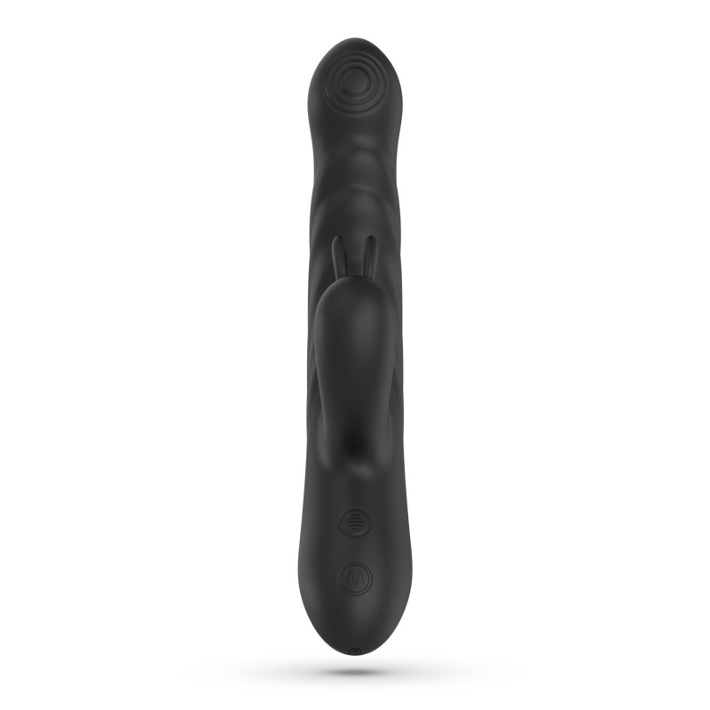 Vibrador Conejito con Movimiento Lapin Negro Crushious