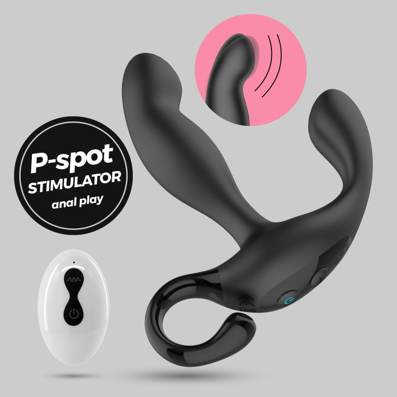 Masajeador de Próstata Recargable con Control Remoto Loki Crushious