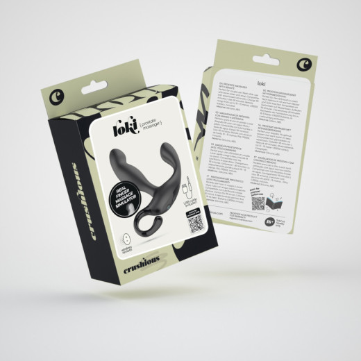 Masajeador de Próstata Recargable con Control Remoto Loki Crushious