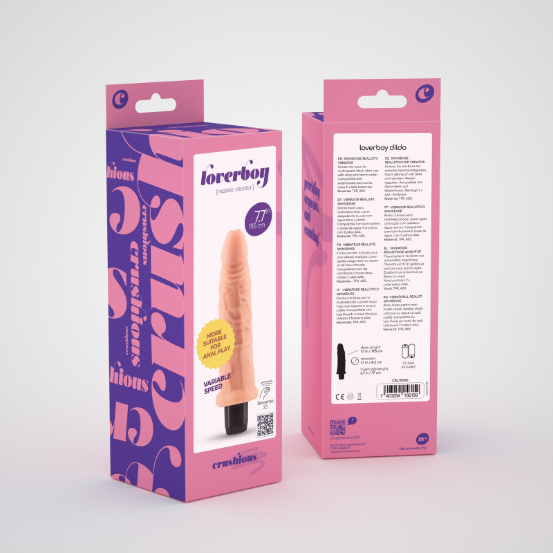 Vibrador Realista Loverboy Crushious