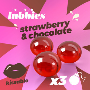 Bolas de Aceite Comestible Sabor Fresa & Chocolate Lubbies Crushious