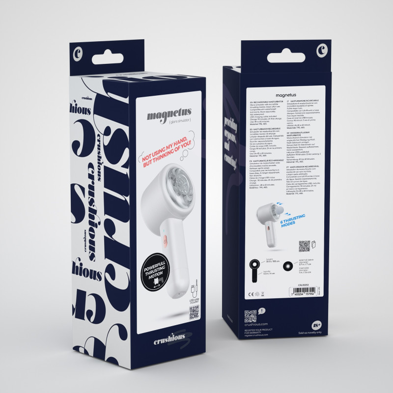 CRUSHIOUS - MAGNETUS Masturbador Recargable | SexPlace.ES