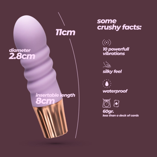 Mini Vibrador Mellow Bubbles Lavanda Crushious