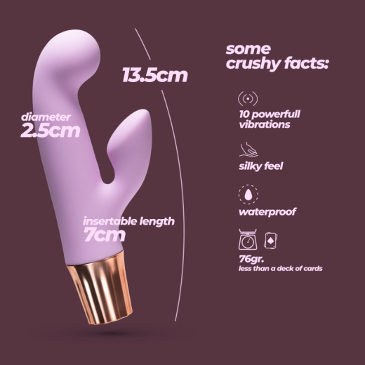 Mini Vibrador Mellow Cony Lavanda Crushious