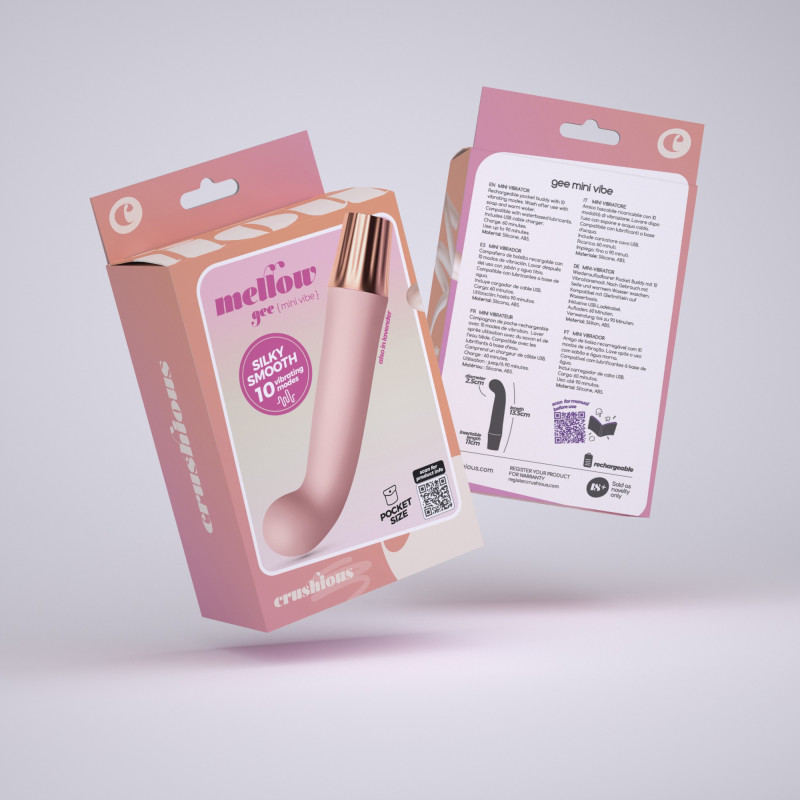 Mini Vibrador Mellow Gee Rosa Crushious