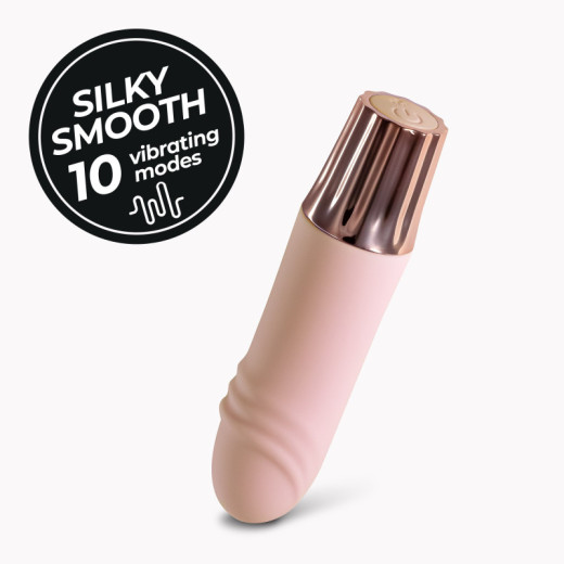 Mini Vibrador Mellow Waves Rosa Crushious