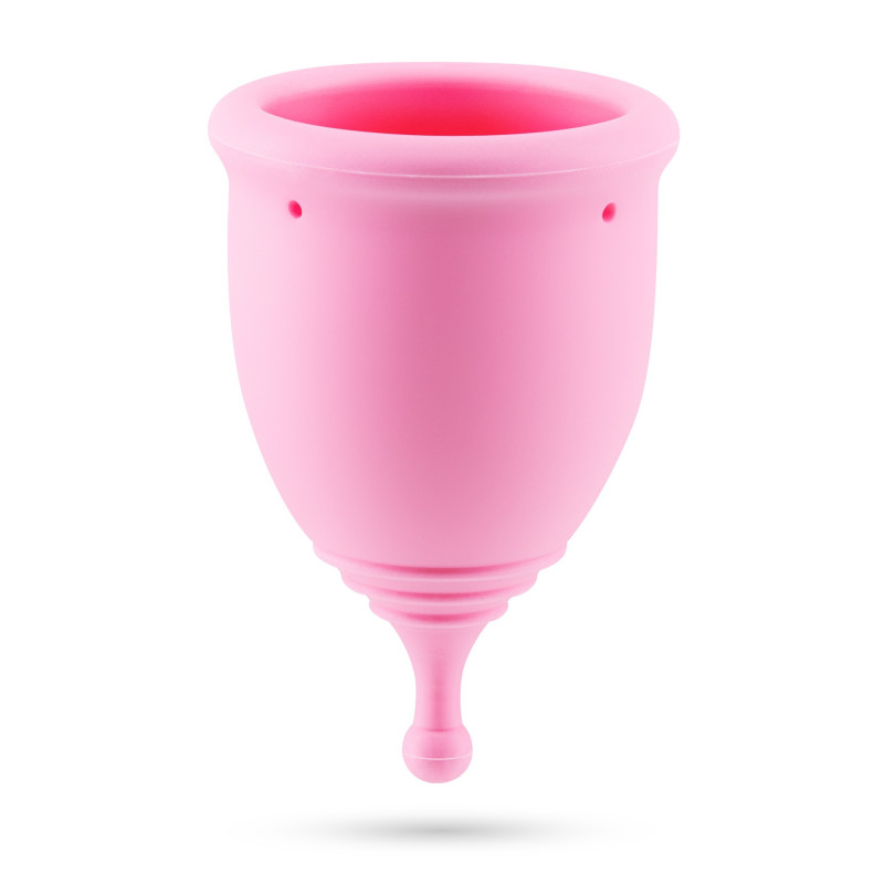 Copas Menstruales Minerva S + L con Bolsa y Limpiador de Juguetes 150 ml Crushious