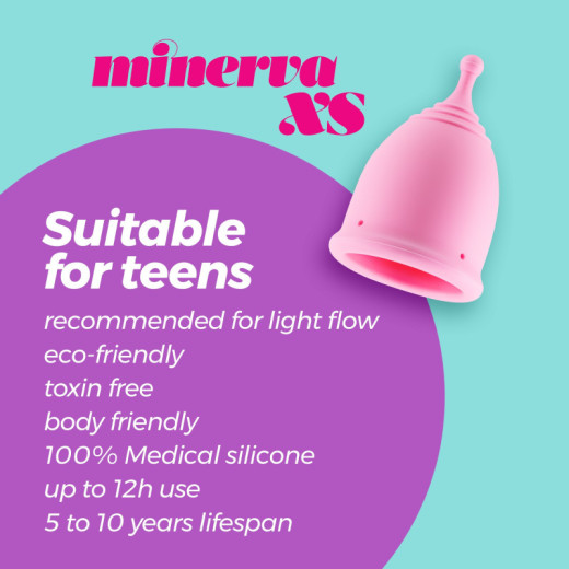 Copa Menstrual Minerva XS con Bolsa Crushious