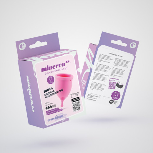 Copa Menstrual Minerva XS con Bolsa Crushious