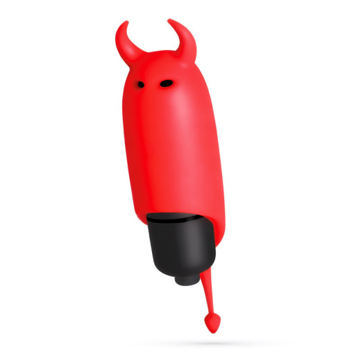 O-Pet Devil con Bala Vibradora de 10 Ritmos Rojo Crushious