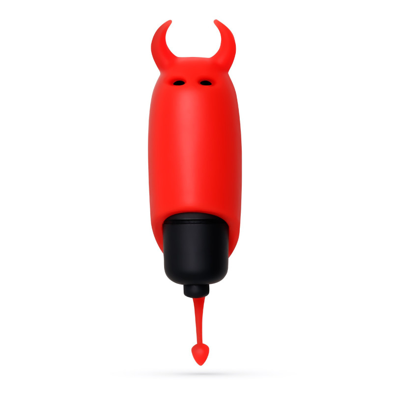 O-Pet Devil con Bala Vibradora de 10 Ritmos Rojo Crushious