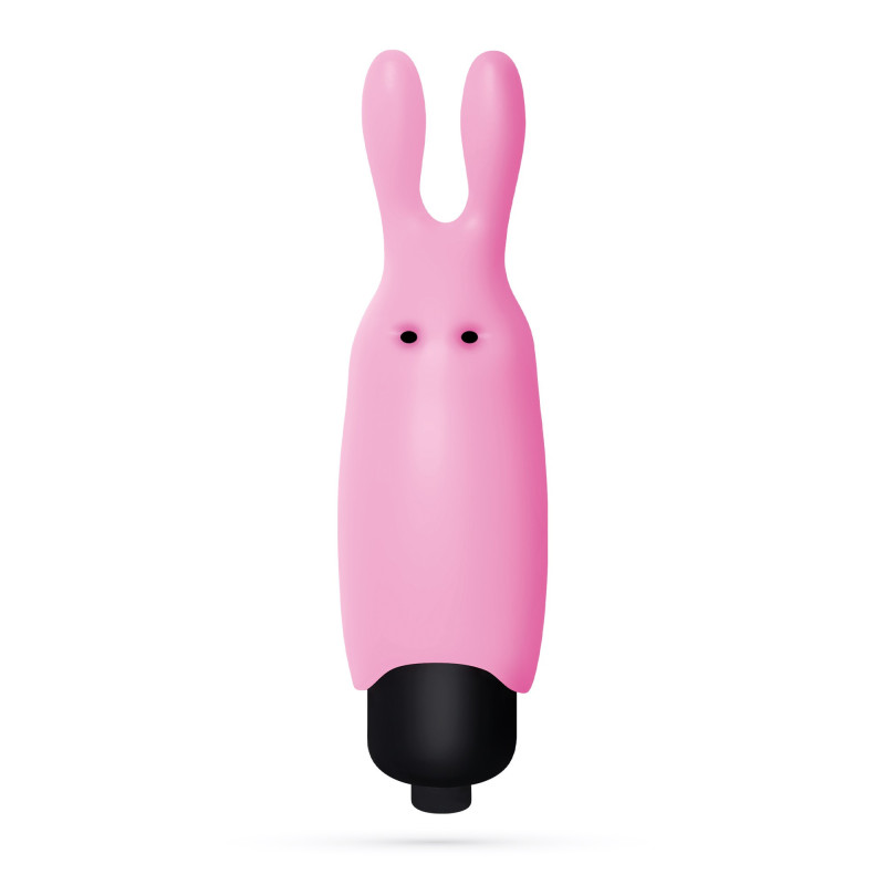 O-Pet Rabbit con Bala Vibradora de 10 Ritmos Rosa Pastel Crushious